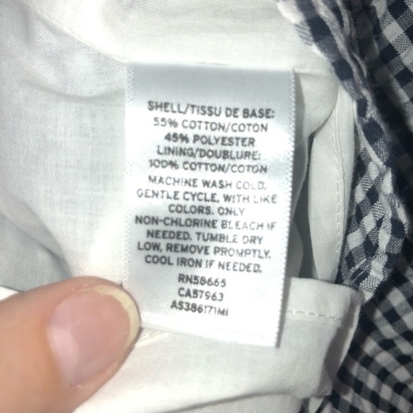 1901 Black & White Fall Gingham Ruffle Wrap Mini Skirt Size 4 - Picture 15 of 15